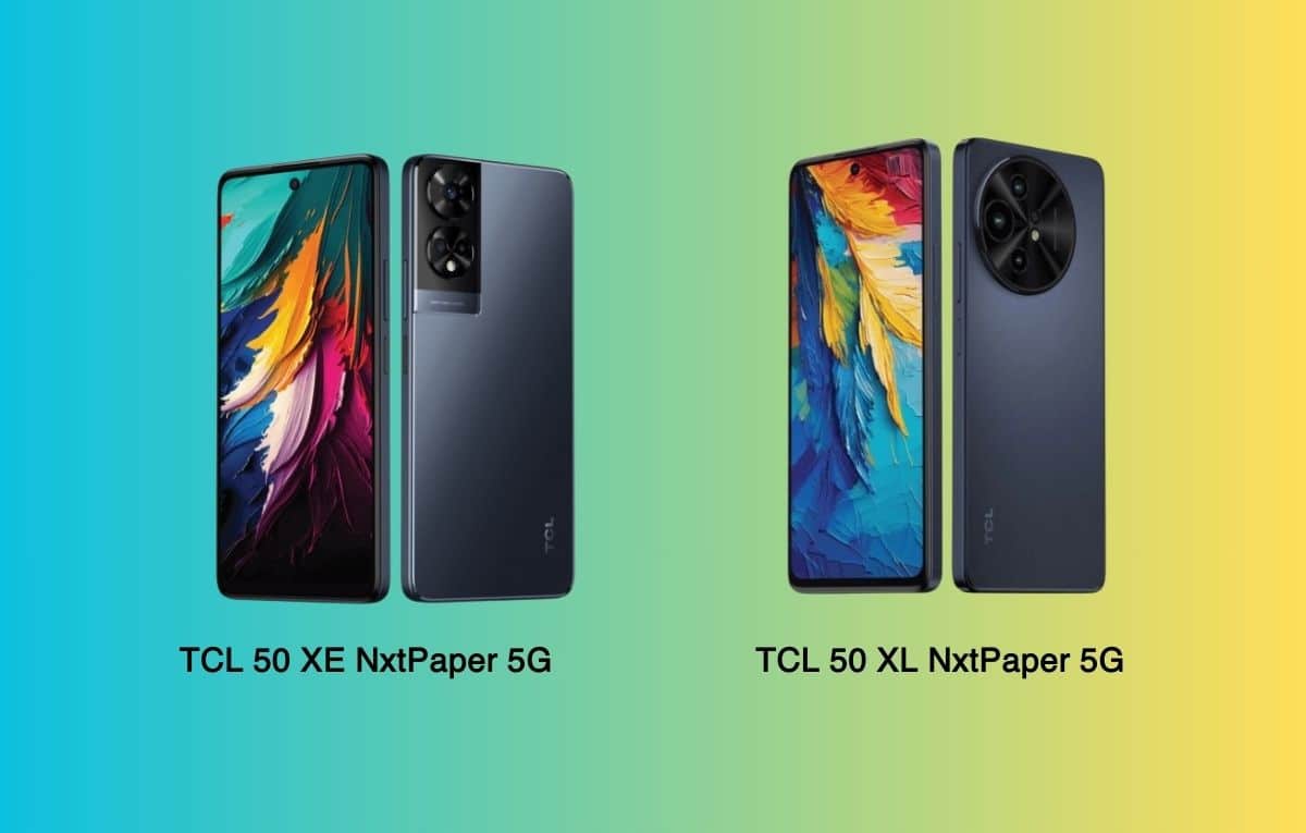 TCL 50 XE NxtPaper 5G و TCL 50 XL NxtPaper 5G