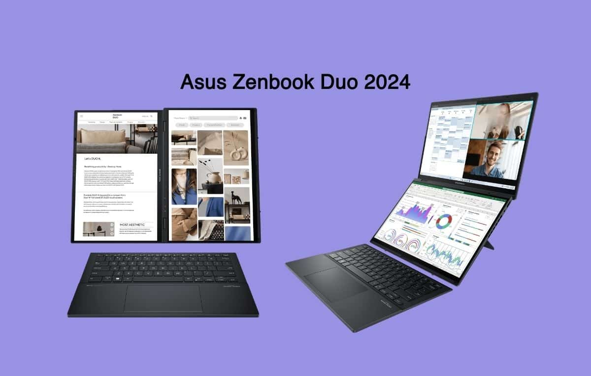 مقارنة بين حاسوبي Asus Zenbook Duo 2024 و Lenovo Yoga Book 9i 2024