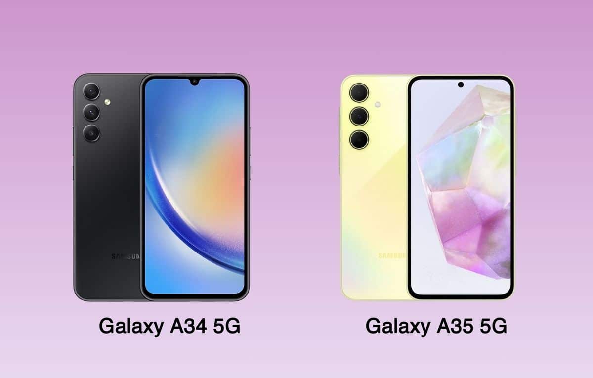 أبرز الفروق بين هاتفي سامسونج Galaxy A35 5G و Galaxy A34 5G